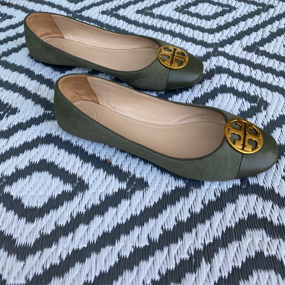 Tory Burch Chelsea Cap Toe Ballet Flats - Picture 12 of 15
